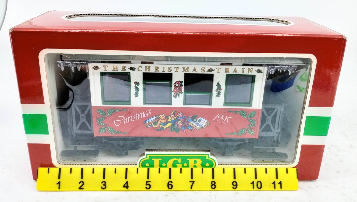 LGB G GAUGE 36074 THE CHRISTMAS TRAIN 1995 PASSENGER CAR, OB  INV 263390044