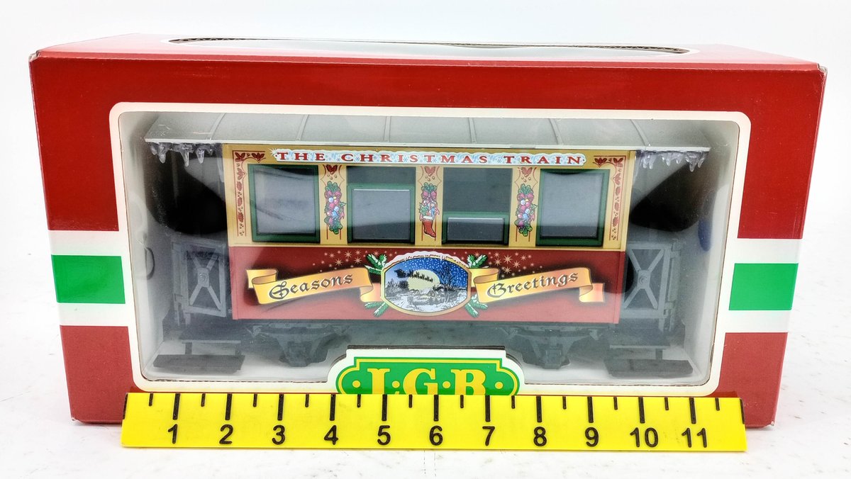 LGB G GAUGE 33074 THE CHRISTMAS TRAIN PASSENGER CAR, OB  INV 263390048