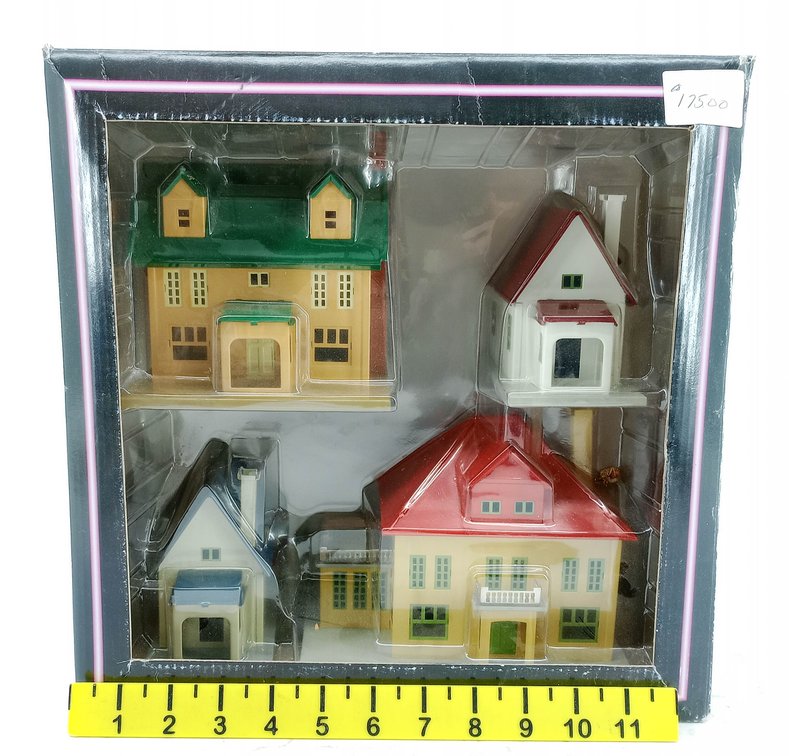 MTH O GAUGE 10-4059 TINPLATE TRADITIONS #192 VILLA SET W/ 4 BUILDINGS, OB  INV 263390071