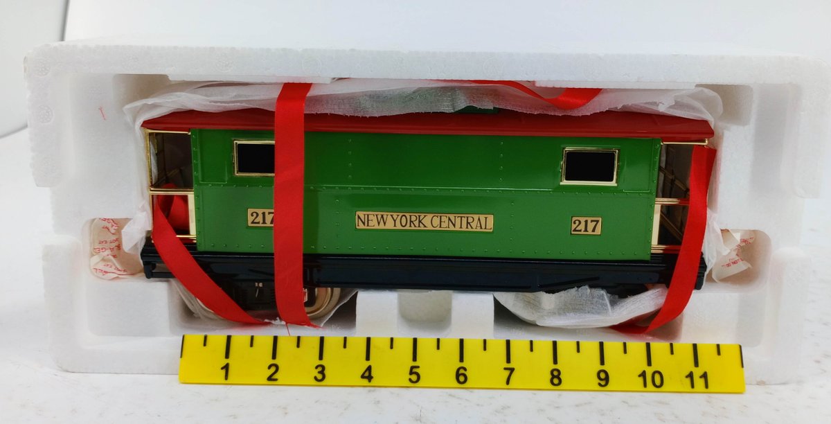 MTH TINPLATE TRADITIONS STD GAUGE 10-1055 NEW YORK CENTRAL NO 217 CABOOSE, OB  INV 263390081