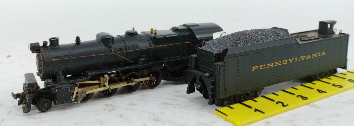 HO GAUGE PENNSYLVANIA 2-8-0 STEAM LOCOMOTIVE & TENDER  INV 263390090