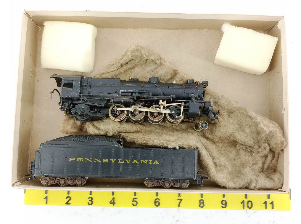PENN LINE HO GAUGE L-1 PENNSYLVANIA MIKADO 2-8-2 LOCOMOTIVE & TENDER KIT, OB  INV 263390089