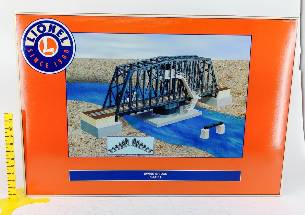 LIONEL 6-24111 SWING BRIDGE O GAUGE, OB INV 263390162