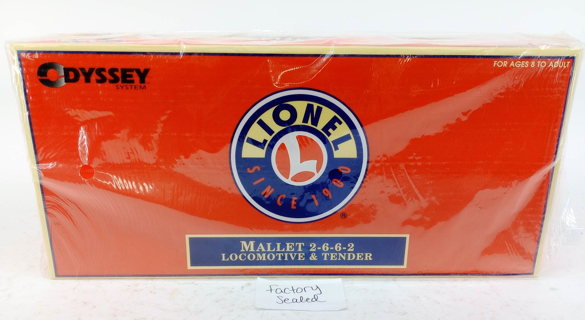 LIONEL 6-28075 C&O 2-6-6-2 MALLET STEAM LOCOMOTIVE & TENDER, FACTORY SEALED OB INV 263390177