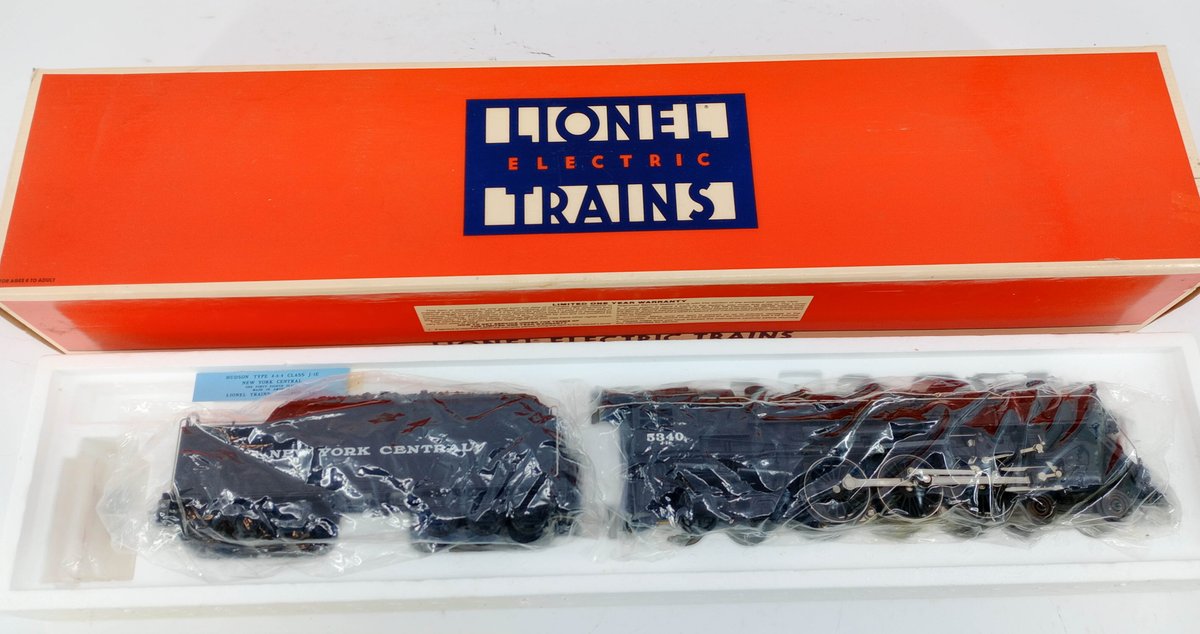 LIONEL 6-18005 NYC 5340 4-6-4 HUDSON LOCOMOTIVE & TENDER, OB INV 263390180