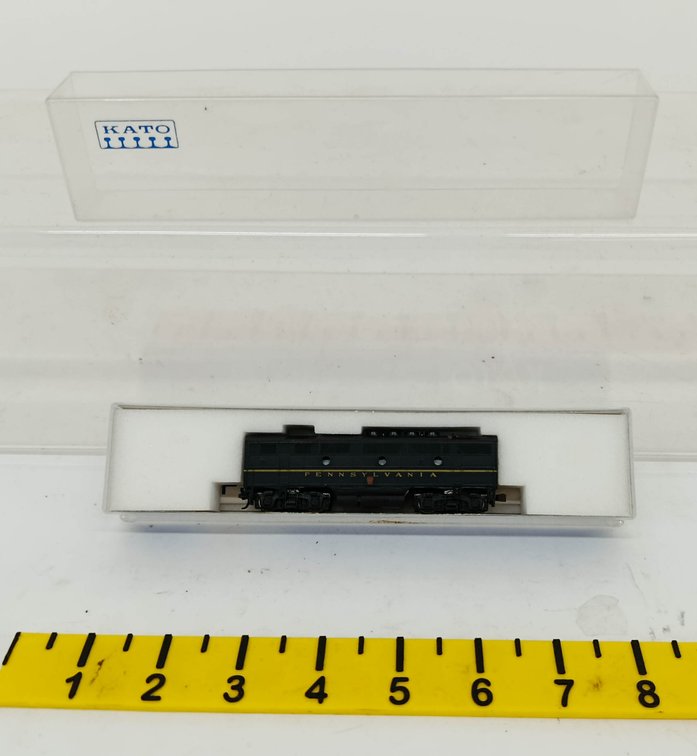 KATO 176-081 PENNSYLVANIA F3-B PHASE II N SCALE DIESEL LOCOMOTIVE, OB  INV 262250096