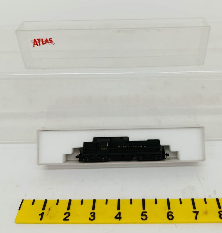 ATLAS N GAUGE 4404 PENNSYLVANIA #5906 RS-1 DIESEL LOCOMOTIVE, OB  INV 262250098