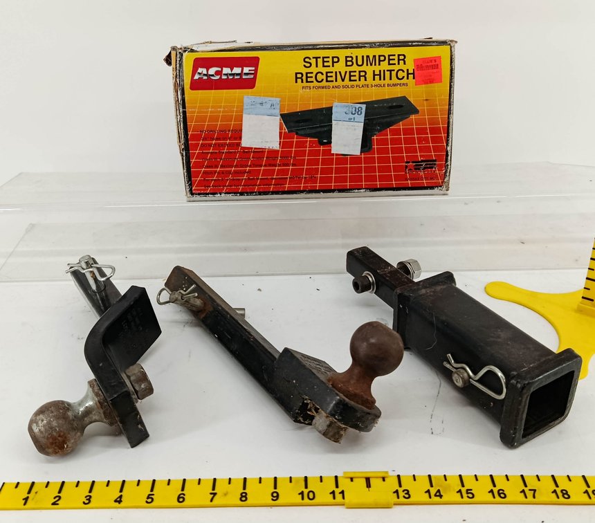 3 TRAILER HITCH RECEIVERS & BALL MOUNTS SUBARU ACME STEP BUMPER RECEIVER HITCH OB  INV 262250137