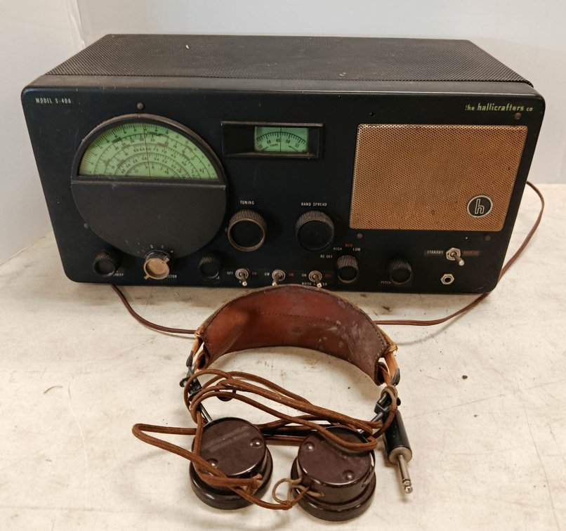 HALLICRAFTERS MODEL S-40A AM SHORTWAVE RECEIVER INV 262280216