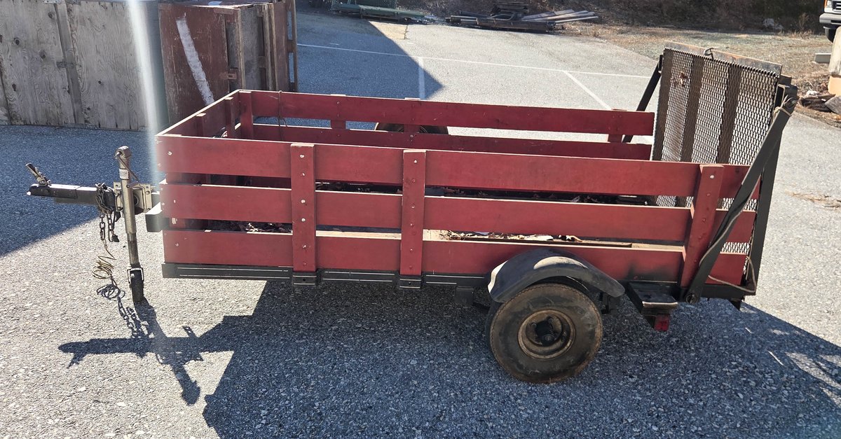 INTERNATIONAL TRAILERS CORP. 4'X8' 1500 GVW TRAILER W/PA TITLE & WINCH SETUP. 1 7/8" BALL INV 262280261