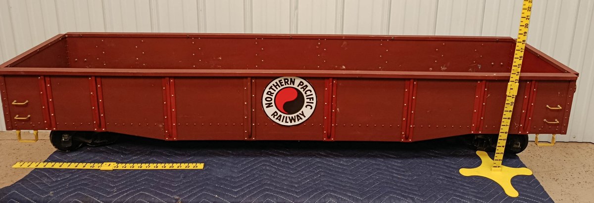 7.5" GAUGE, 1.5" SCALE NORTHERN PACIFIC RAILWAY GONDOLA INV 262960003