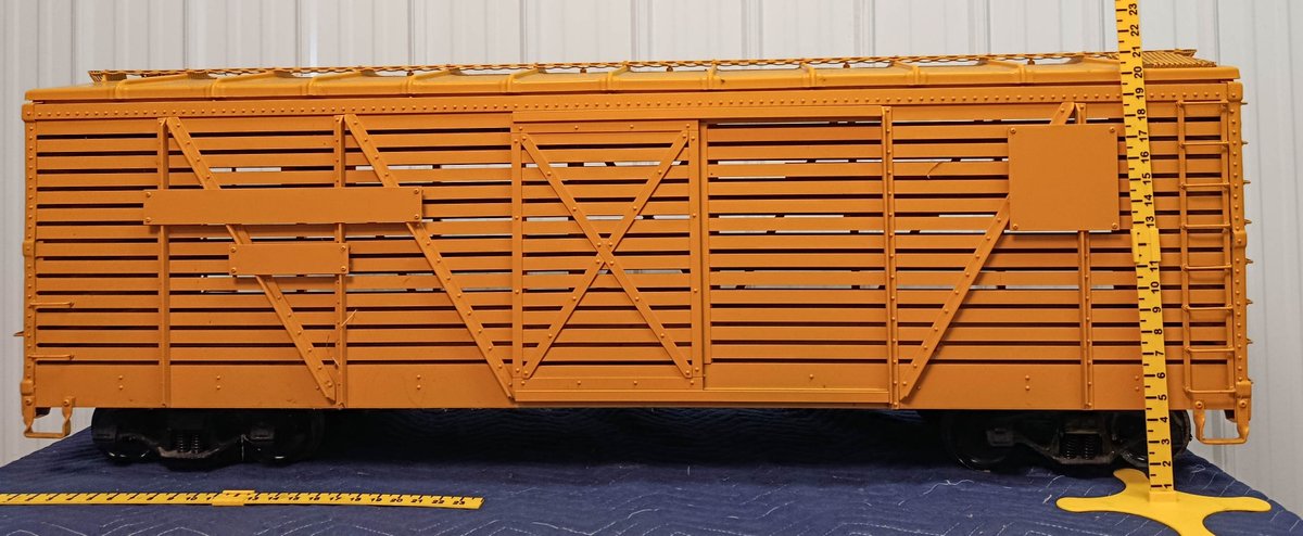 7.5" GAUGE, 1.5" SCALE YELLOW STOCK CAR INV 262960006