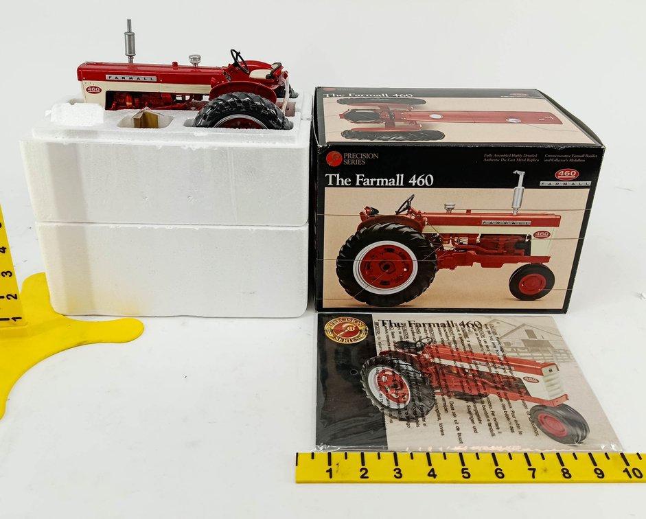 PRECISION SERIES FARMALL 460 DIE-CAST TRACTOR 1958 INTERNATIONAL HARVESTER OB  INV 263400107