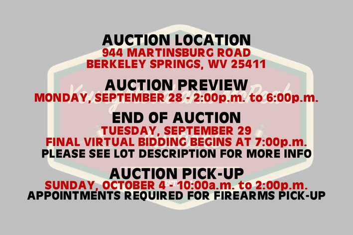 Image for September Gun Auction
