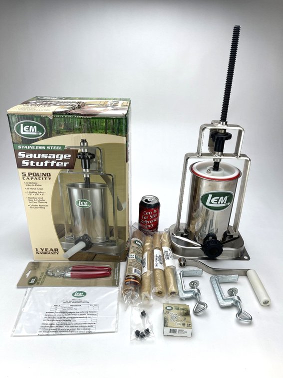 LEM Stainless Steel 5-lb. Sausage Stuffer