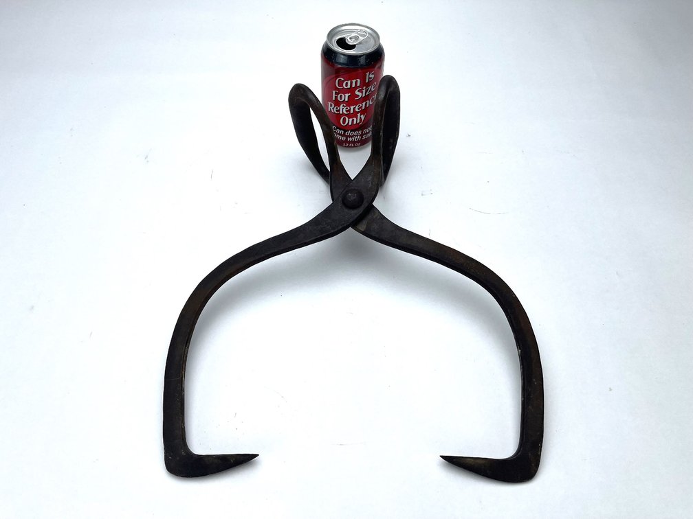 GIFFORD-WOOD CO 14-1/2" Metal Ice Tongs (542) - Hudson, NY
