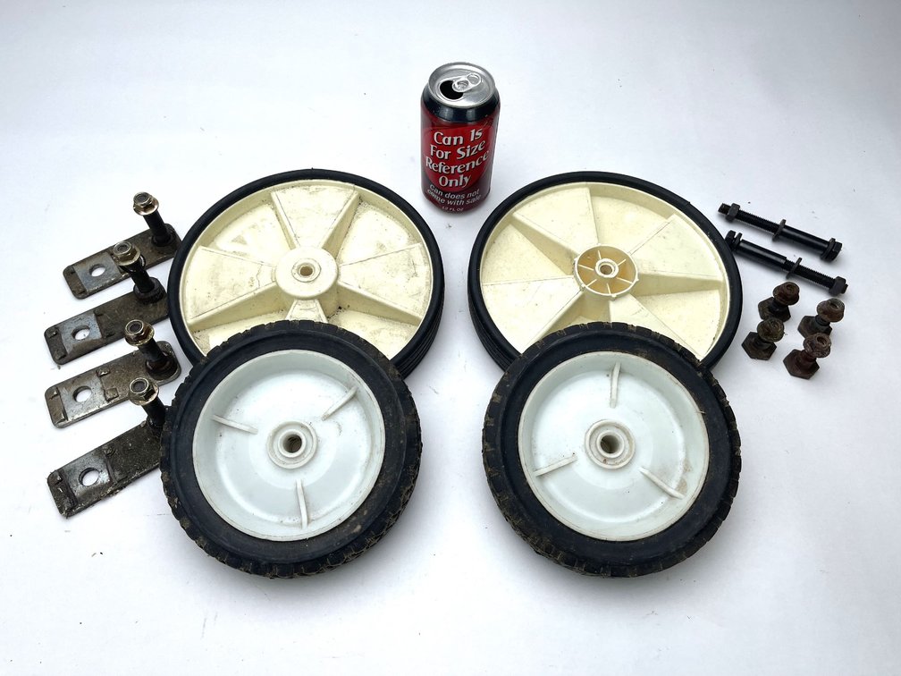 Lawn Mower Wheels with Mounting Hardware
