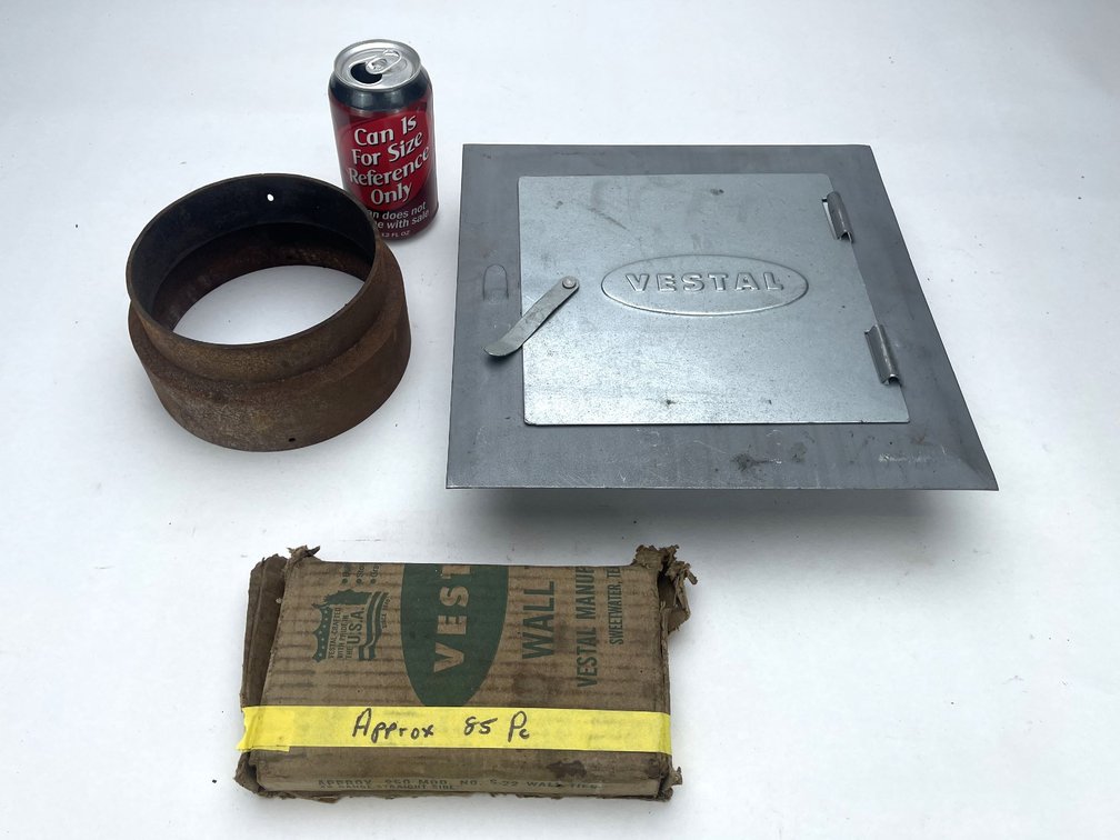 Flue Clean-Out Door - Masonry Ties - Stove Pipe Collar