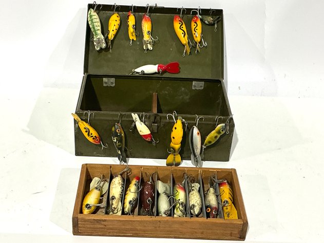 Image for Vintage Fishing Lures And Tackle Boxes