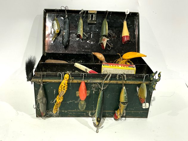 Image for Lazy Ike And Heddon Lures With Tackle Box