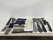 East German Uniform Ties And Gloves Lot