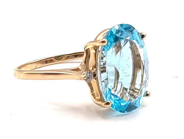 Image for 14K Gold Topaz Ring