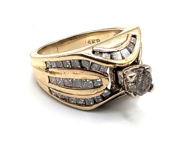 Image for 14K Gold Diamond Ring