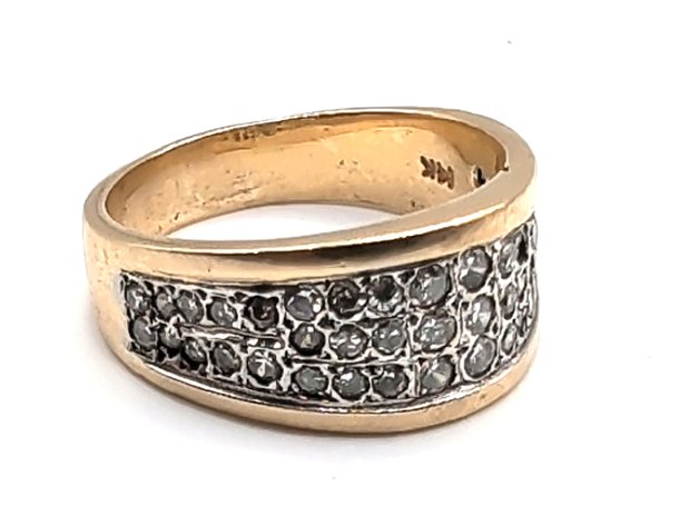 Image for 14K Gold Diamond Ring