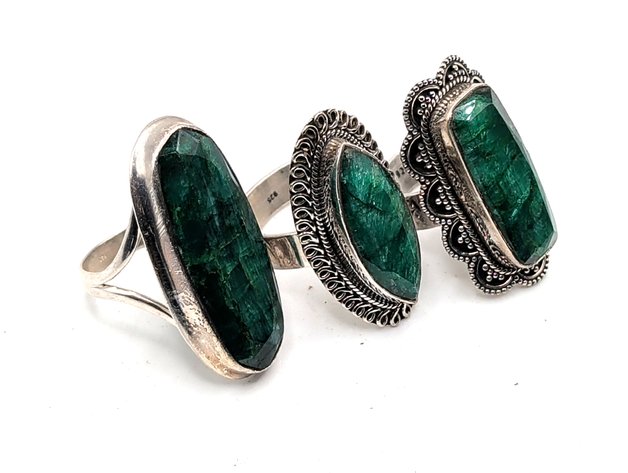 Image for Vintage Sterling Silver Rings