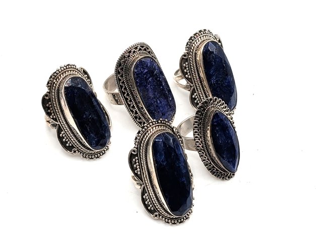 Image for Vintage Sterling Silver Rings