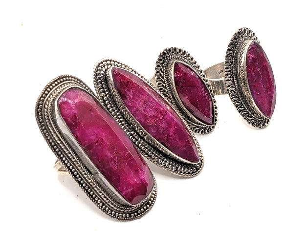 Image for Vintage Sterling Silver Rings