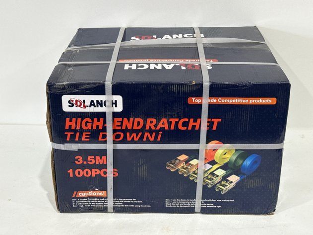 Image for Sdlanch 3.5M 100 Pcs Ratchet Tie Downs