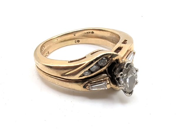 Image for 14K Gold Diamond Ring