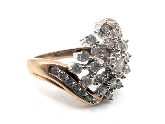 Image for 10K Gold Diamond Ring
