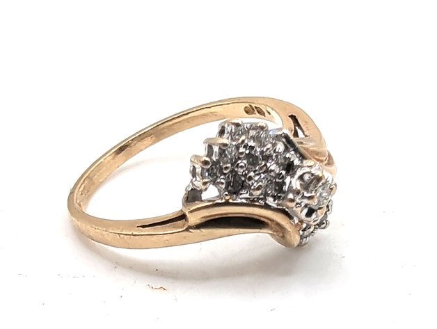 Image for 14K Gold Diamond Ring