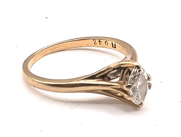 Image for 14K Gold Diamond Ring