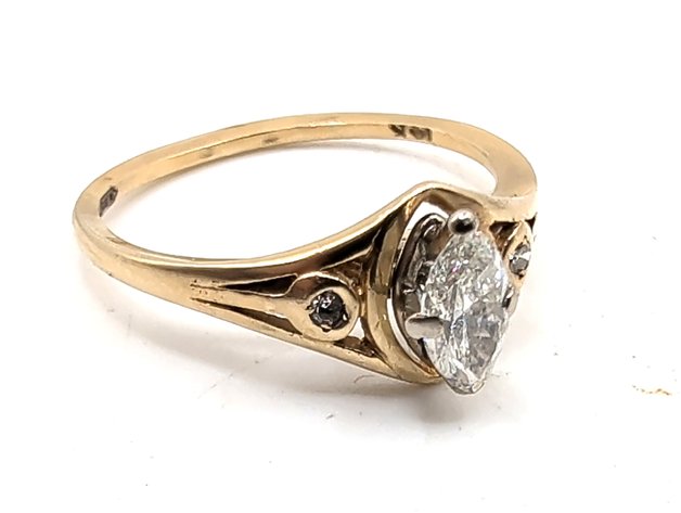 Image for 14K Gold Diamond Ring