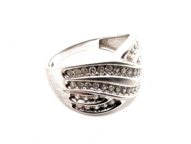 Image for 10K White Gold Diamond Ring