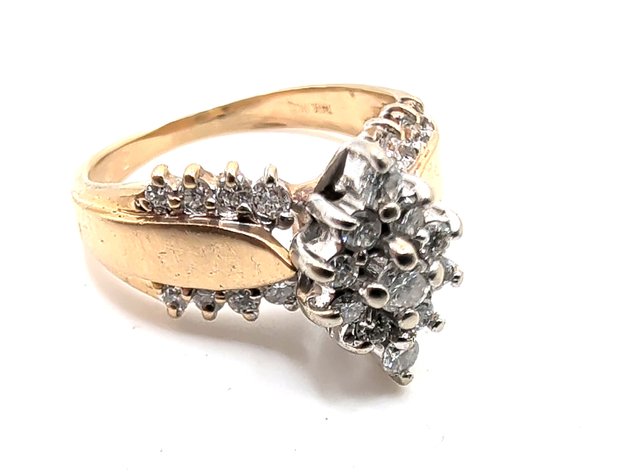 Image for 14K Gold Diamond Ring