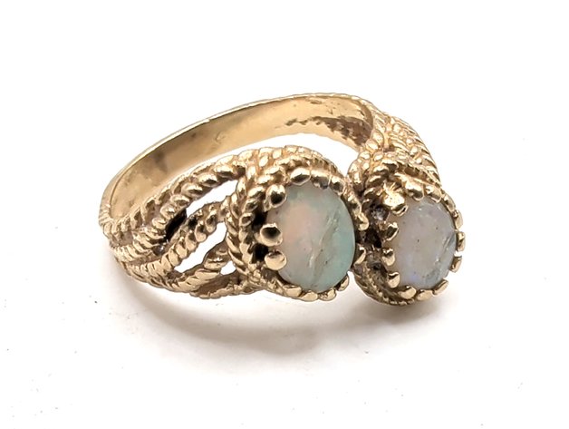 Image for 14K Gold Opal Ring