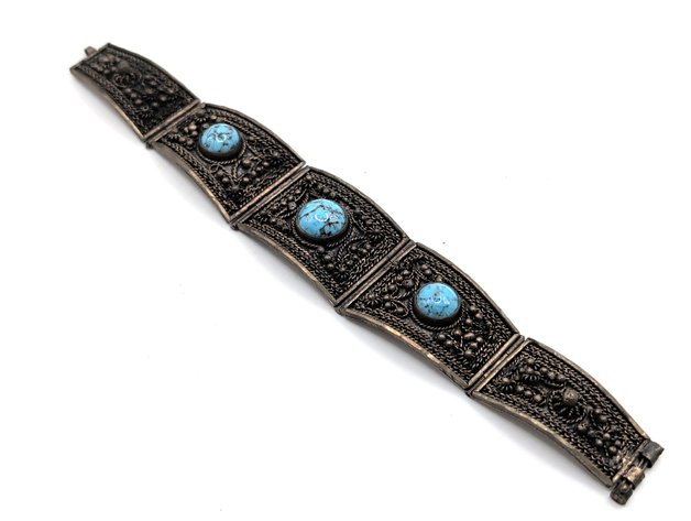 Image for Vintage Sterling Silver Bracelet