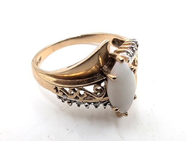 Image for 10K Gold Opal Ring