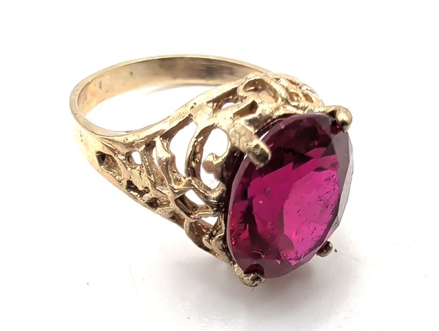 Image for 10K Gold Ruby Ring