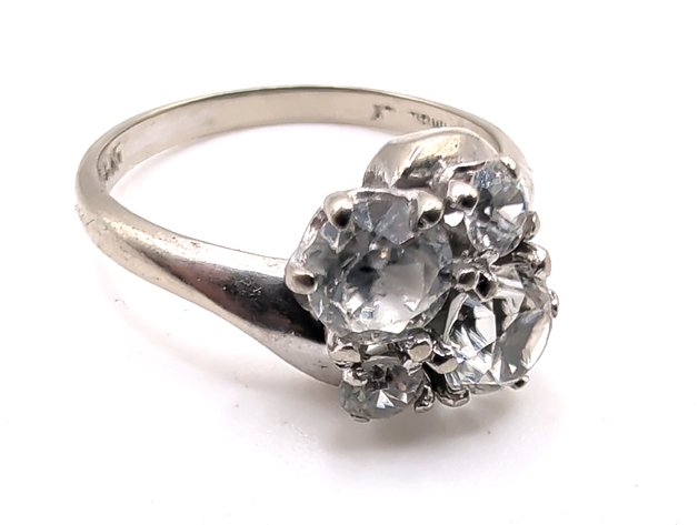 Image for 14K White Gold Ring