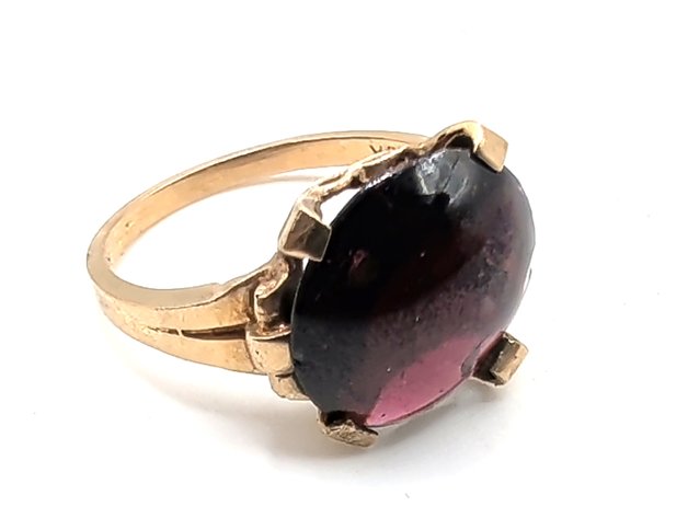 Image for 10K Gold Rhodolite Garnet Ring