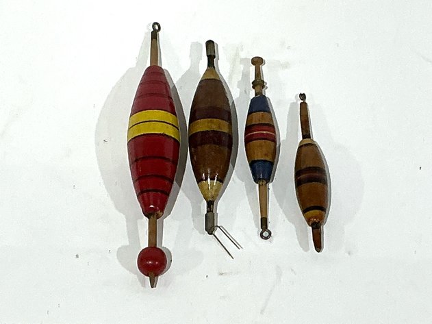 Image for Vintage Wooden Fishing Bobbers
