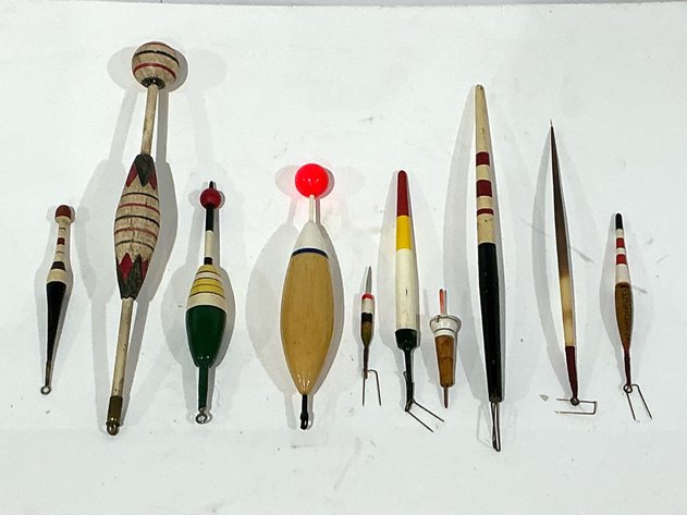 Image for Vintage Wooden Fishing Floats