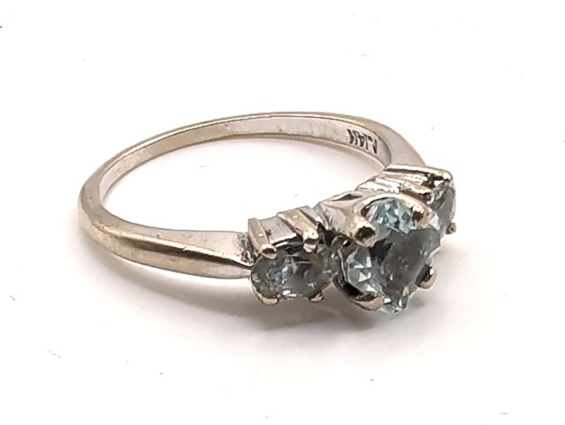 Image for 14K White Gold Ring