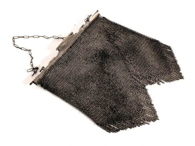 Image for Antique/Vintage Sterling Silver  Mesh Handbag