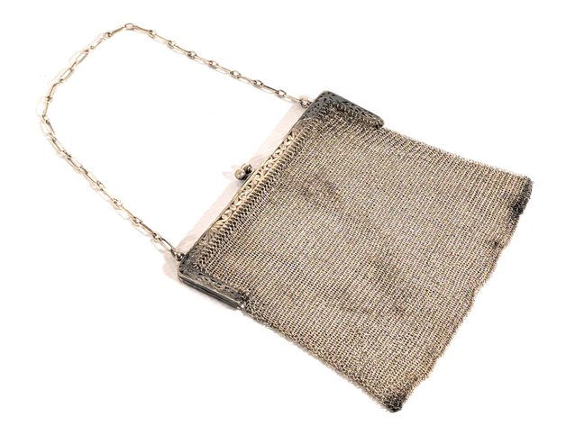 Image for Antique/Vintage Sterling Silver  Mesh Handbag